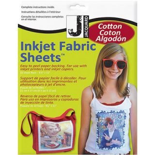 Inkjet Fabric Sheets, 10pk