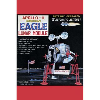 Apollo 11 American Eagle Lunar Module Vintage Advertisement by
