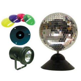 American DJ MB8 Instant Mirror Ball Lighting Effect Package