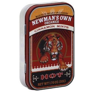 Newman's Own Organics Cinnamon Hot Mints, 1.76 oz (Pack of 6)