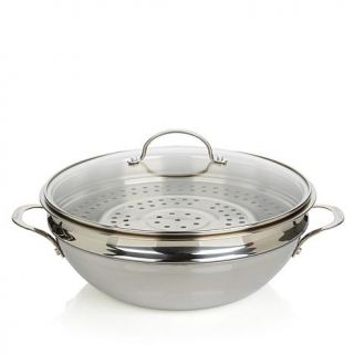 Chopped™ Stainless Steel Tri Ply 3pc Nonstick Champion Pan   8010630