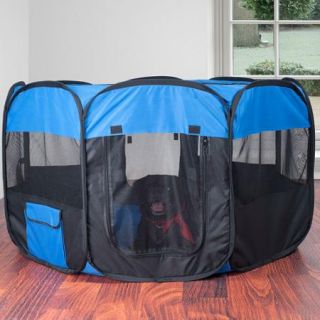 PETMAKER Pet Pop Up Playpen Deluxe with Canvas Carrying Bag