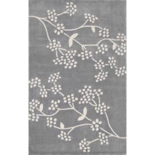 nuLOOM Orchidia Gray 6 ft. x 9 ft. Area Rug ACR30G 609