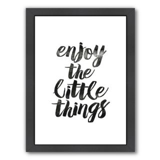 Enjoy the Little Things 2 Framed Textual Art