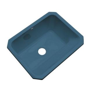 Thermocast Kensington Undermount Acrylic 25 in. Single Bowl Utility Sink in Rhapsody Blue 21021 UM