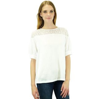 up shirt today $ 25 99 sale ninety women s zip front blouse with lace