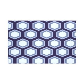 By Design Hex Appeal Geometric Print Polyester Fleece Throw Blanket