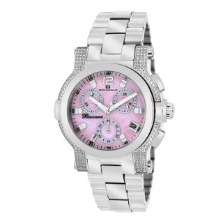 Oceanaut Womens Baccara Pink Dial Stainless Steel Watch   16403921