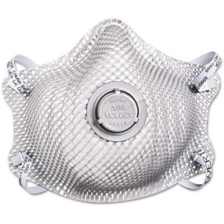 Moldex 2300n95 Series Particulate Respirator, Half Face Mask, Medium/Large, 10 per Box