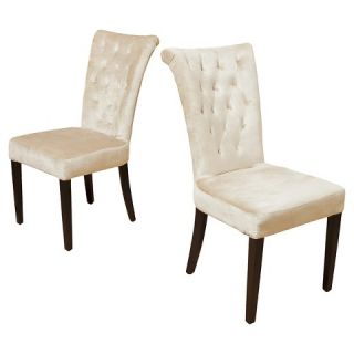Tufted Flair Back dining chair