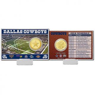 Officially Licensed NFL Team Name and Logo Coin with 2014 Schedule and Acrylic    7604905