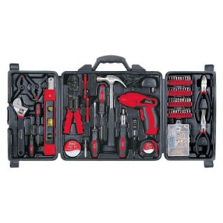 Apollo 161 Pc. Household Tool Kit with 4.8 Volt Rechargeable Cordless