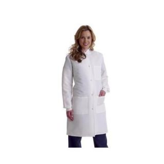 Ladies' Resistat Lab Coats,White,Medium MDT046815M