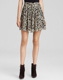 Burberry Brit Abstract Floral Print Mini Skirt