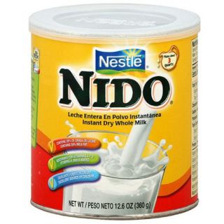 Nido Instant Dry Whole Powdered Milk, 12.6 oz (Pack of 12)