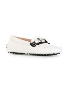 Tod's Logo Plaque Loafers   Actuel B