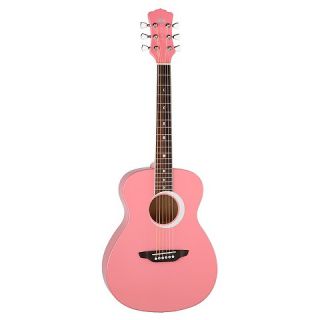 Luna Aurora Borealis 3/4 Guitar   Pink