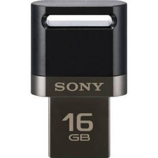 Sony 16GB USB On the Go Flash Drive (Black) USM16SA3/B