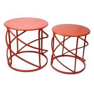 Christopher Knight Home Outdoor Parrish Antique Accent Table (Set of 2